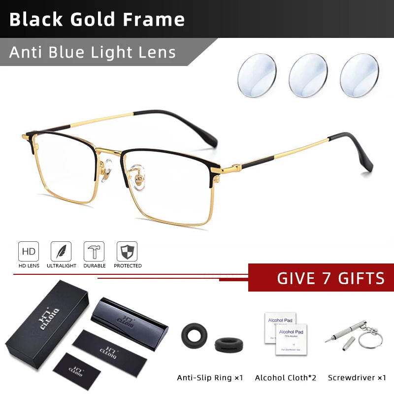 CLLOIO Ultralight Business Reading Glasses