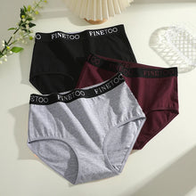 Finetoo 3Pcs Cotton Briefs