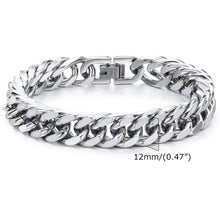 Vnox Bold Heavy Stainless Steel Cuban Bracelet