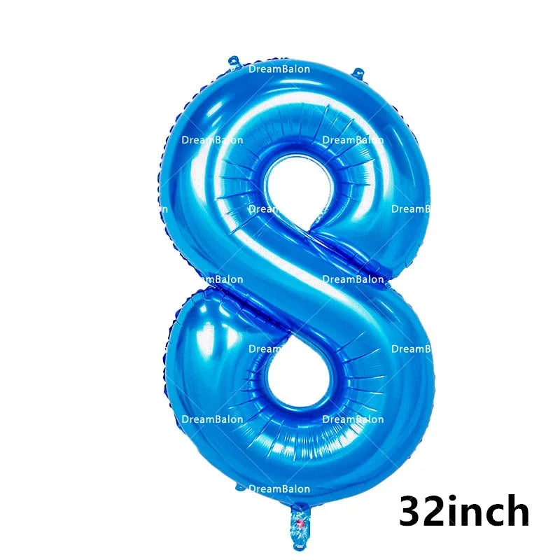 How to Train Your Dragon Party Decorations Set - Foil Balloons, Birthday Banner & Cake Toppers
