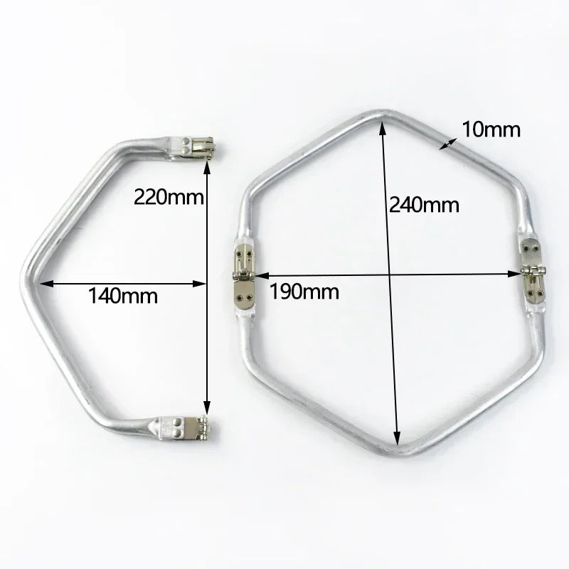 Metal Kiss Clasp Purse Frame & DIY Bag Handle Hardware