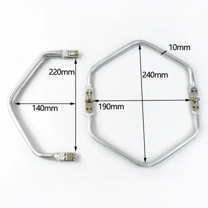 Metal Kiss Clasp Purse Frame & DIY Bag Handle Hardware