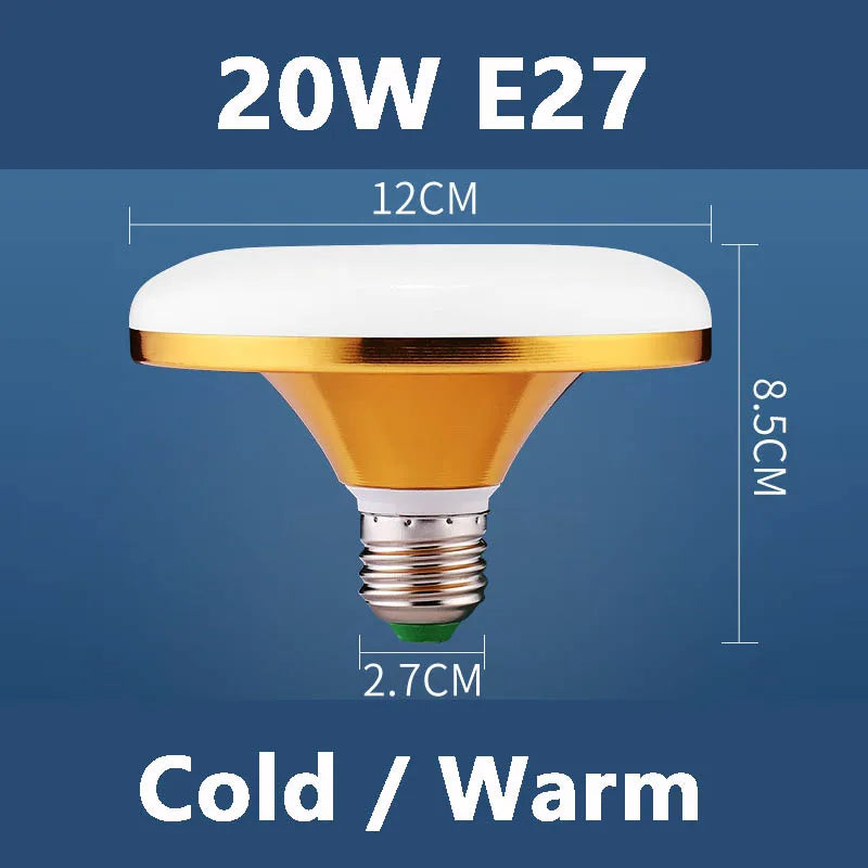 Super Bright E27 LED UFO Bulb (15W – 60W)