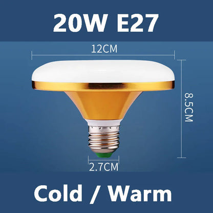 Super Bright E27 LED UFO Bulb (15W – 60W)
