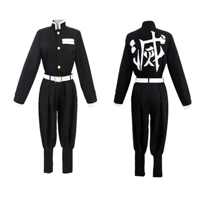 Anime Demon Slayer Kochou Shinobu Cosplay Costume Set – Insect Hashira Uniform & Kimono