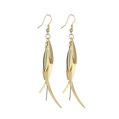 Floating Long Hook Earrings