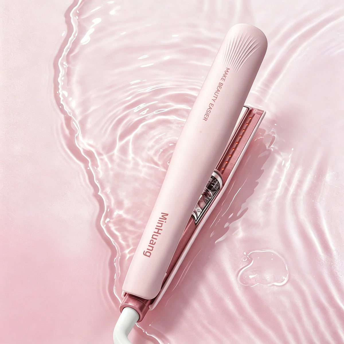 3-in-1 Cold Mist Ceramic Hair Straightener & Steam Flat Iron