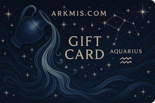 Aquarius themed gift card for Arkmis.com