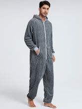 Heavy-Duty Full-Zip Hooded Onesie