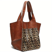 Large Capacity Retro Stylish Handbag With Front Pocket