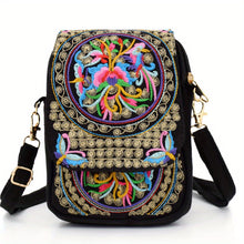 Floral Geometric Crossbody Lightweight Mini Shoulder Bag with Detachable Strap