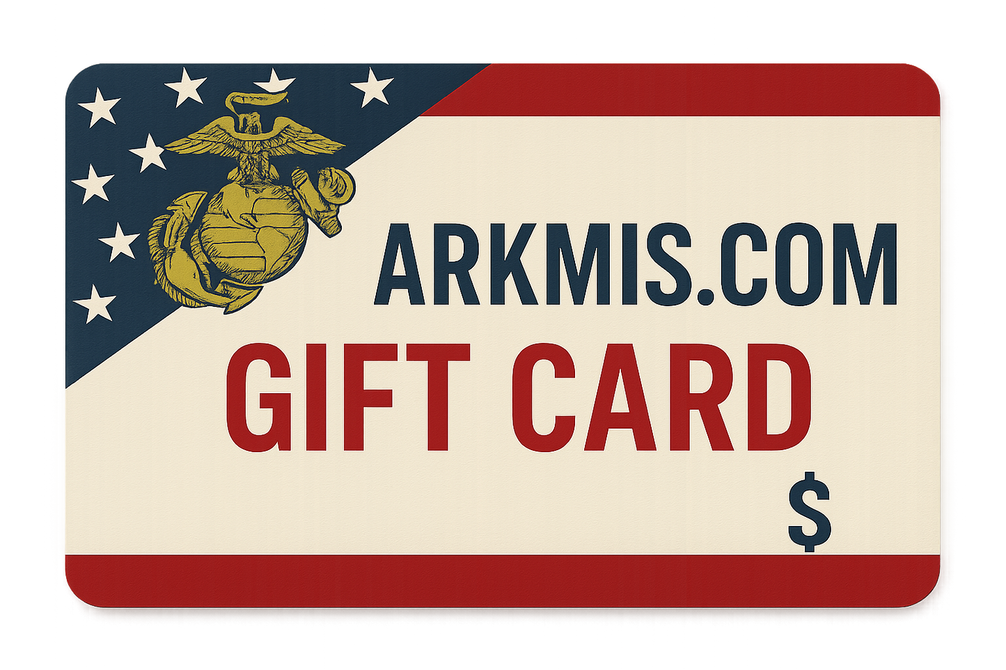 U.S. Marines gift card for ArkMis.com