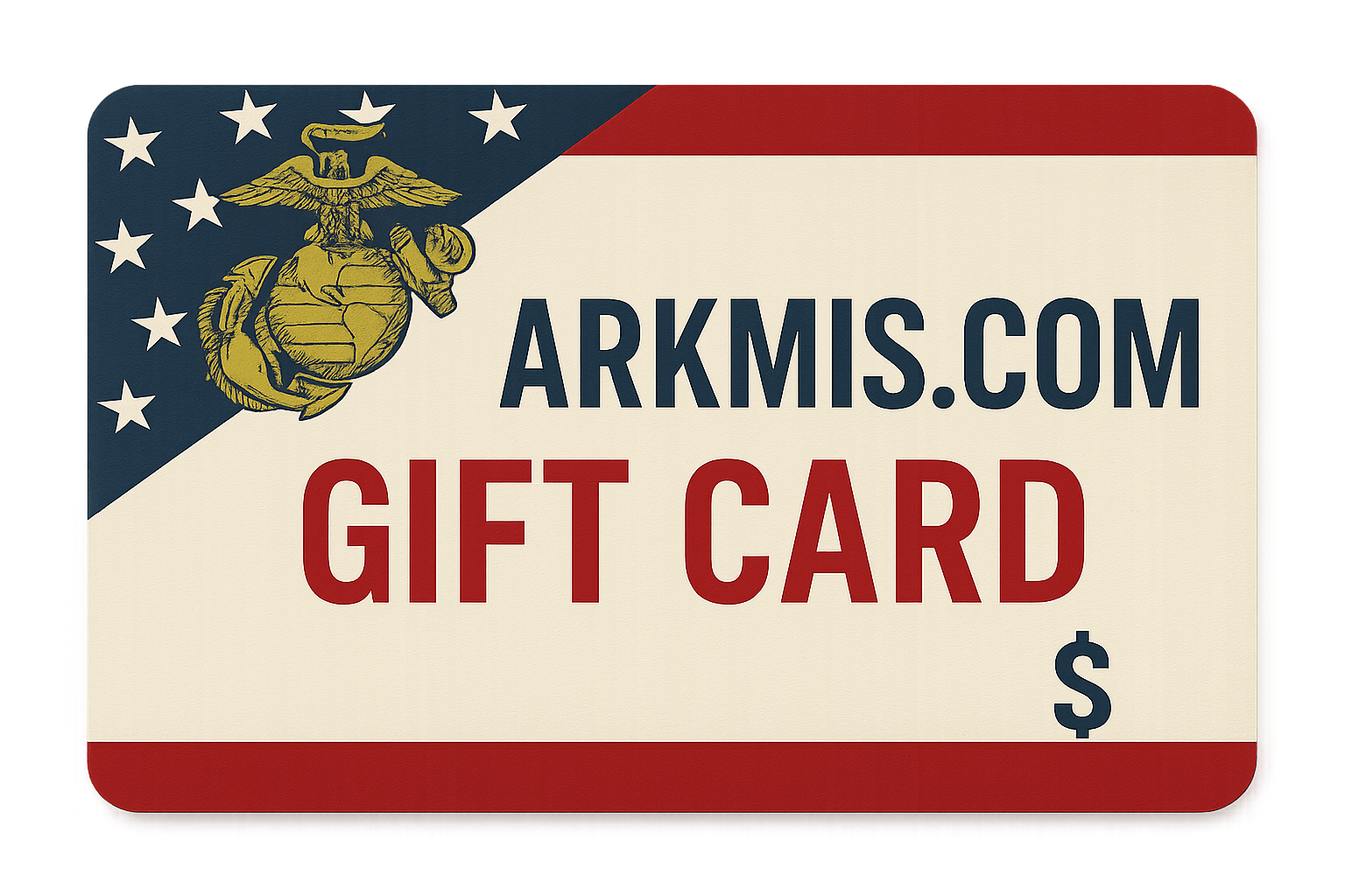U.S. Marines gift card for ArkMis.com