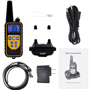 Waterproof Remote Control Rechargeable 800m Electric Dog Training