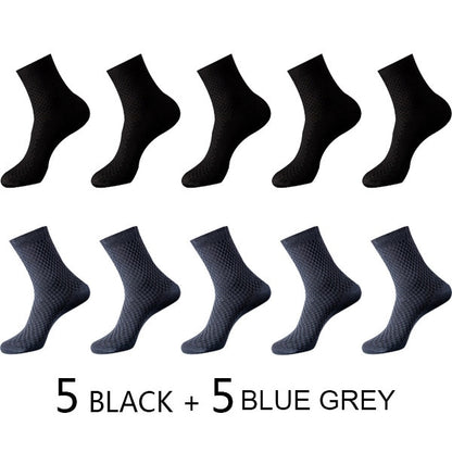 10 Pairs Bamboo Fiber Compression Socks