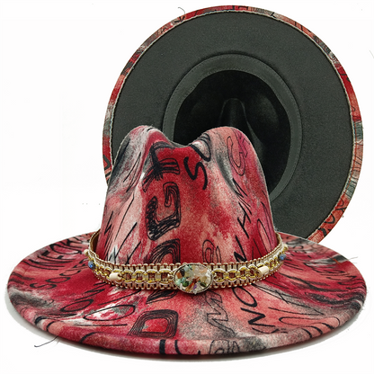Tie Dye Graffiti Fashion Hat