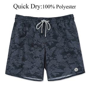 Quick Dry Beach Board Shorts with Mesh Lining