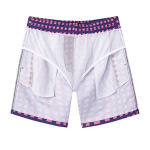 Quick Dry Beach Board Shorts with Mesh Lining