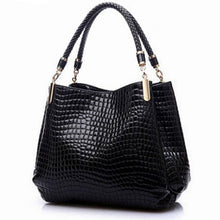 Designer Crocodile Print Two-strap Purse