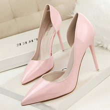 BIGTREE Patent Leather Pump Stilettos
