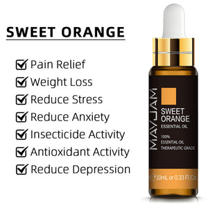 10ml Pure Plant Essential Oil For Humidifier Diffusers